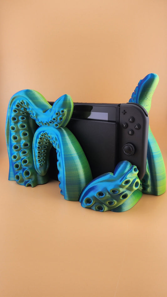 Tenticle Switch Holder| Tenticle | Nintendo Switch | Gaming | Gamers Storage | Eye-catching Design | 3D Printed