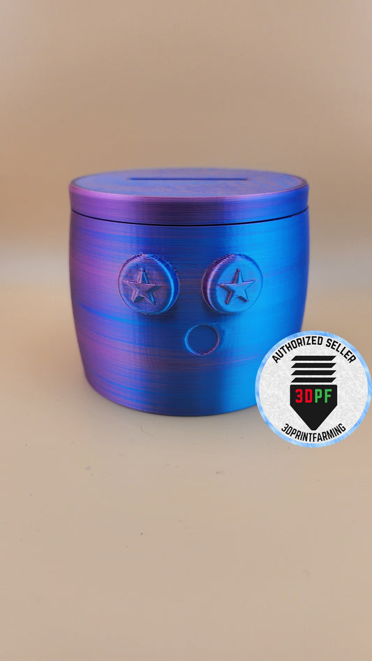 Chill Buddy Coin Jar | Money Storage | Money Pot | Reusable | Money | Eye-catching Design | 3D Printed