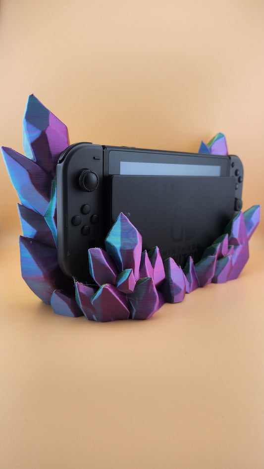 Cystal Switch Holder| Crystals | Nintendo Switch | Gaming | Gamers Storage | Eye-catching Design | 3D Printed