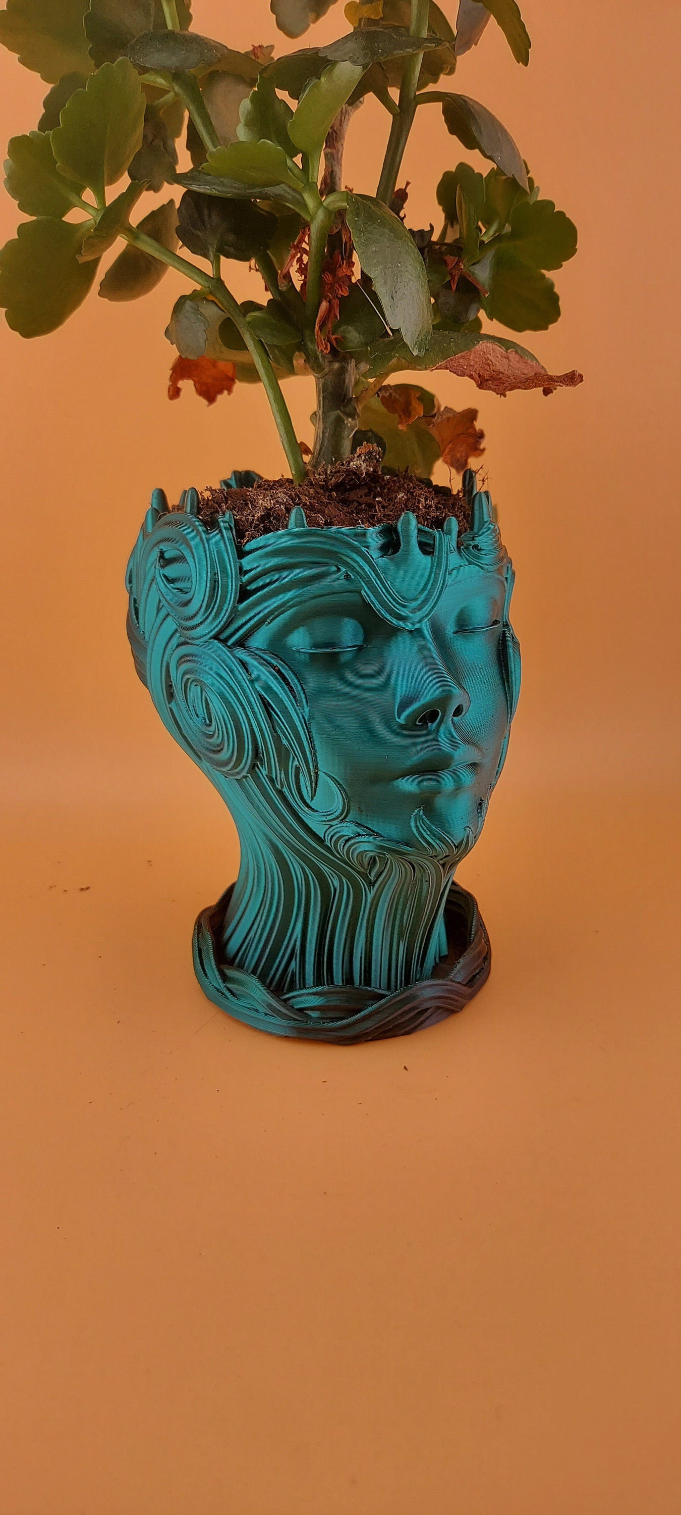 Woman Head Planter | Plants | Planter | Home Decor