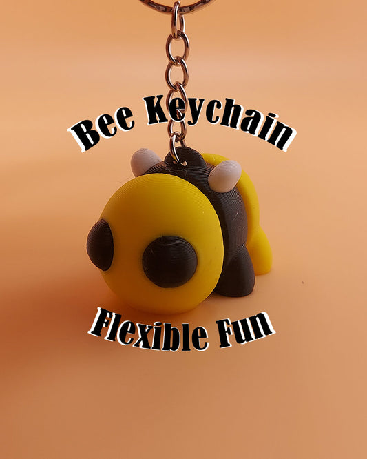 Bee Keychain / Keychain / Bee / Animals / Fidget Keychain