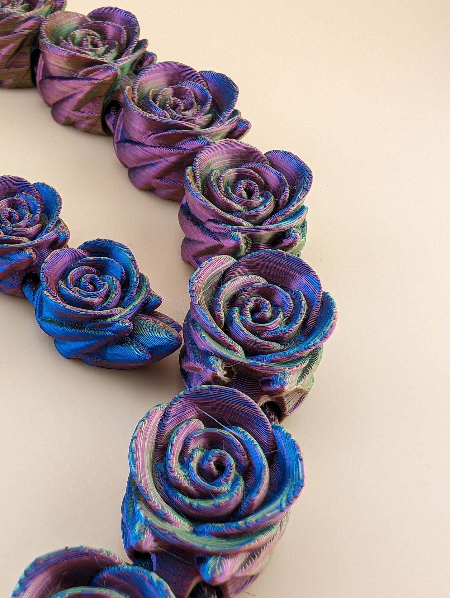 Rose Snake | Fantasy Gift | Custom Colour | Unique Dragon | High-Quality PLA