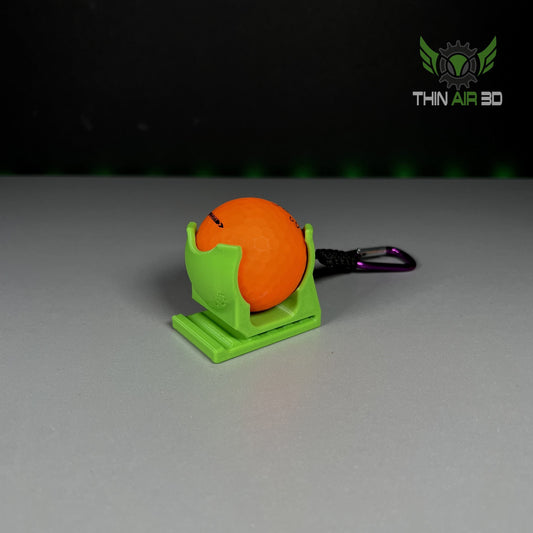 3D Printed Golf Ball Holder with Carabiner Clip – Available in 1, 2, or 3 Ball Variants – Multiple Colours